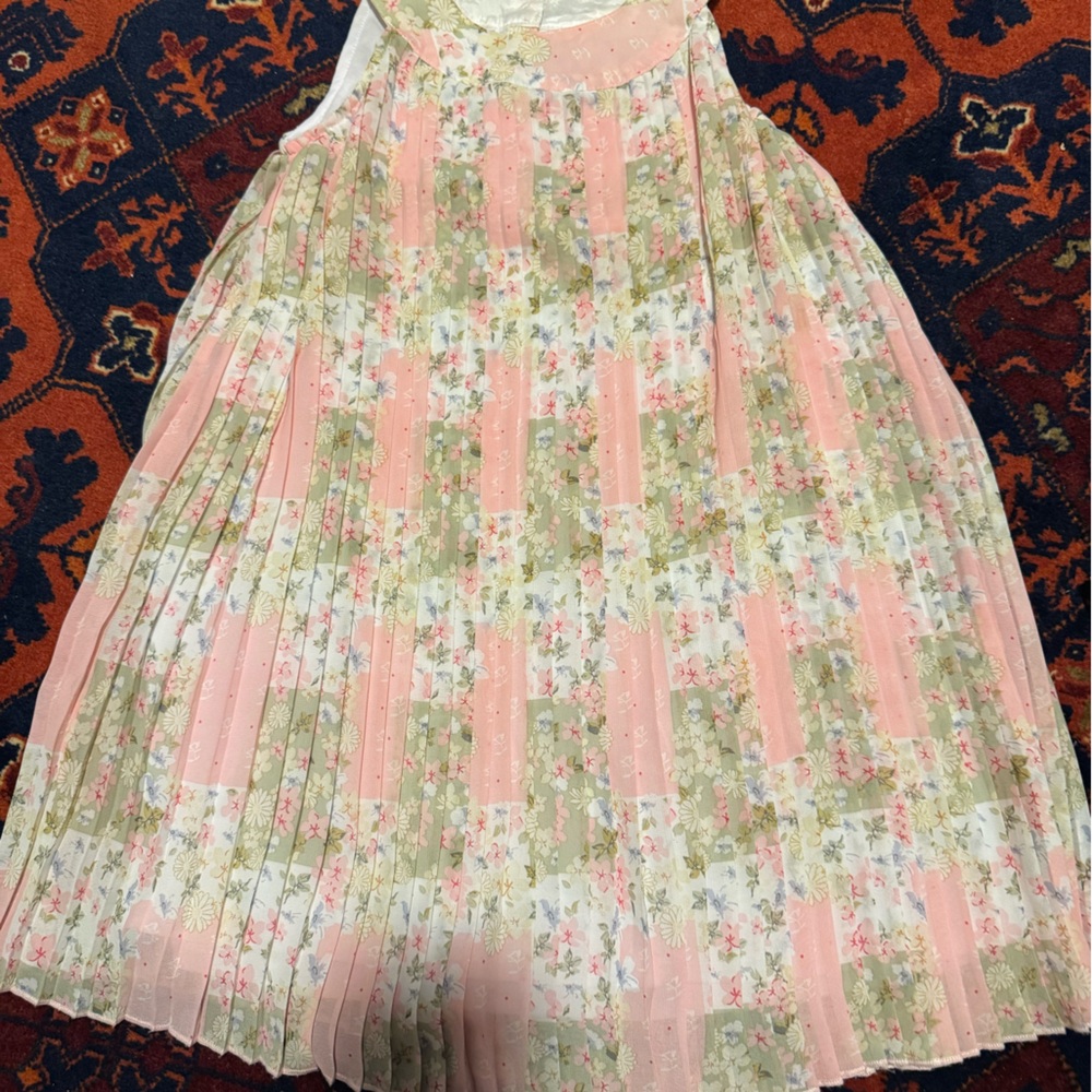 Floral Pleated Dress
